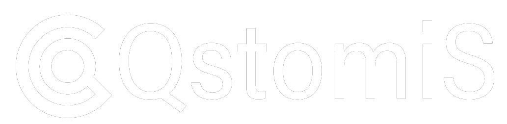 Logo QstomiS en blanc